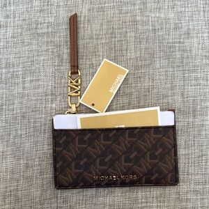 Michael Kors small zip card case